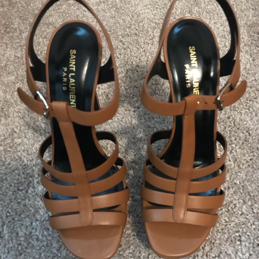 Saint Laurent Bianca T-Strap Sandal
